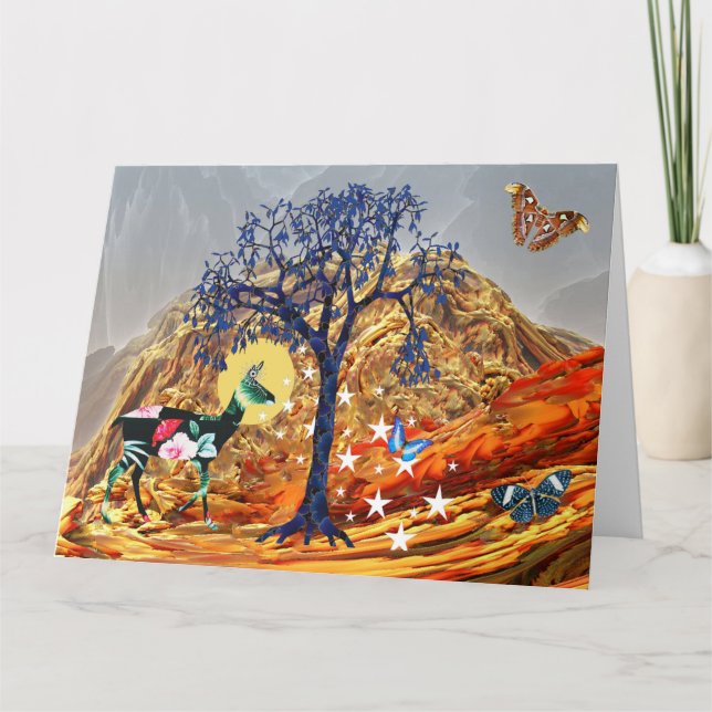 Zauberbaum Karte (Vorderseite)