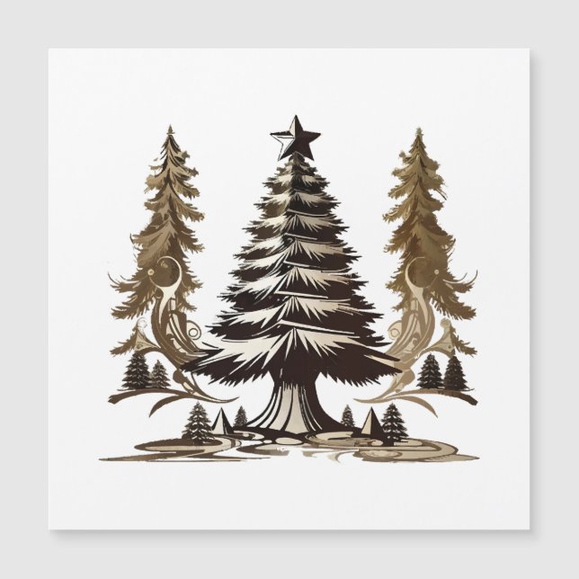 Zauberbaum Magnetkarte (Vorderseite)