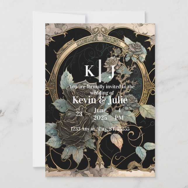 Zauberblüte Einladung (Vorderseite)