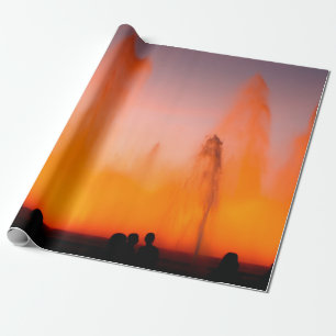 Zauberbrunnen von Montjuic, Barcelona, Spanien. Ni Geschenkpapier