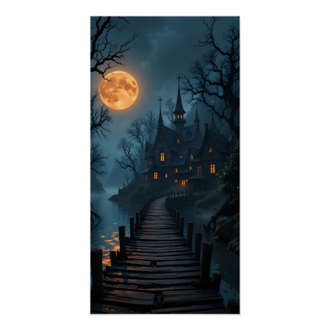 Zauberdorf Moonlit Poster (Vorderseite)