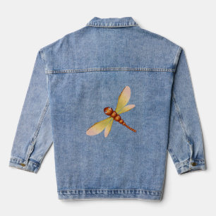 Zauberdrachenfliege aus Kastanien und Ahorn siehe Jeansjacke
