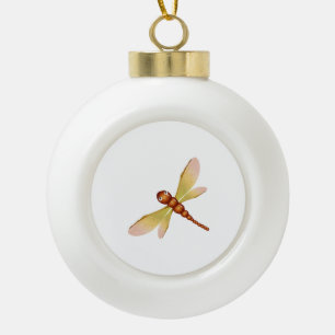 Zauberdrachenfliege aus Kastanien und Ahorn siehe Keramik Kugel-Ornament
