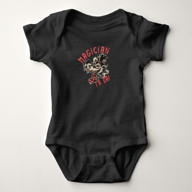 Zauberer Baby Strampler (Vorderseite)