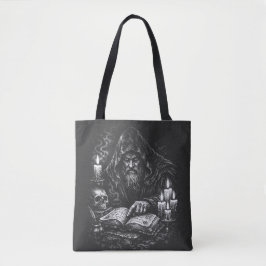Zauberer beim Studium des Grimoire — von BurnsInHe Tasche