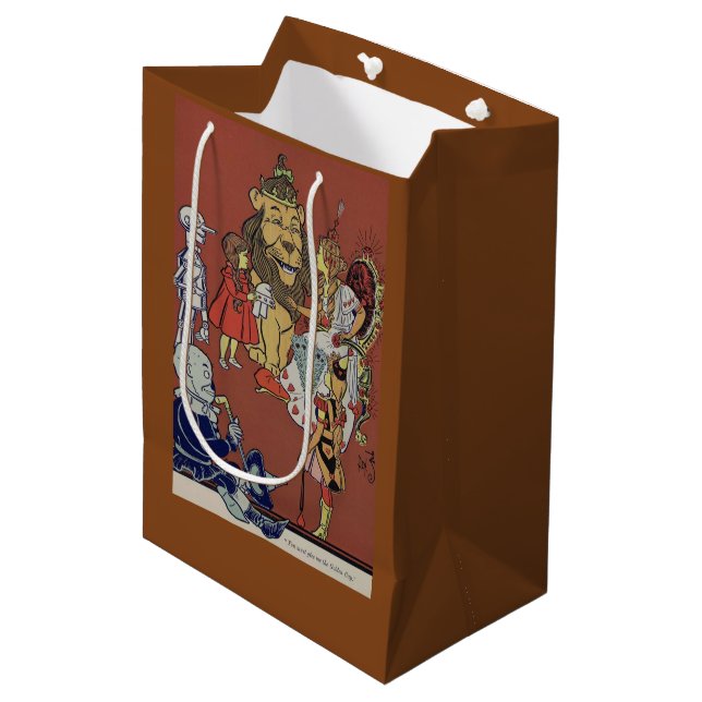Zauberer der Oz-Geschenktasche Mittlere Geschenktüte (Vorderseite Schrägansicht)
