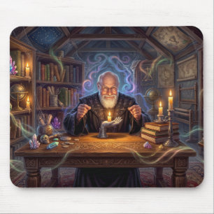 Zauberer des kraftvollen Minimalismus Mousepad