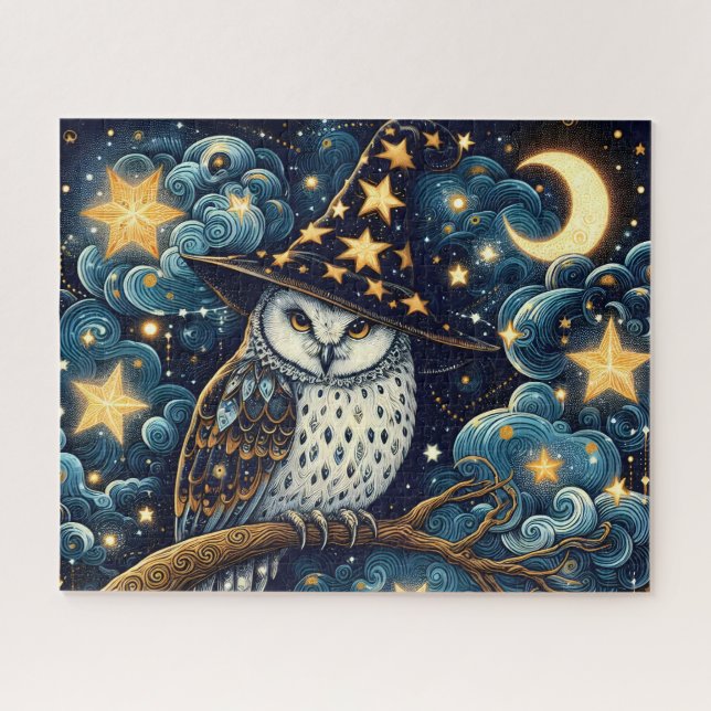 Zauberer Eule Sternennacht (Horizontal)