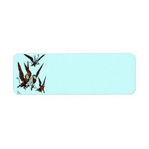 Zauberer für das Oz-Adressetikett