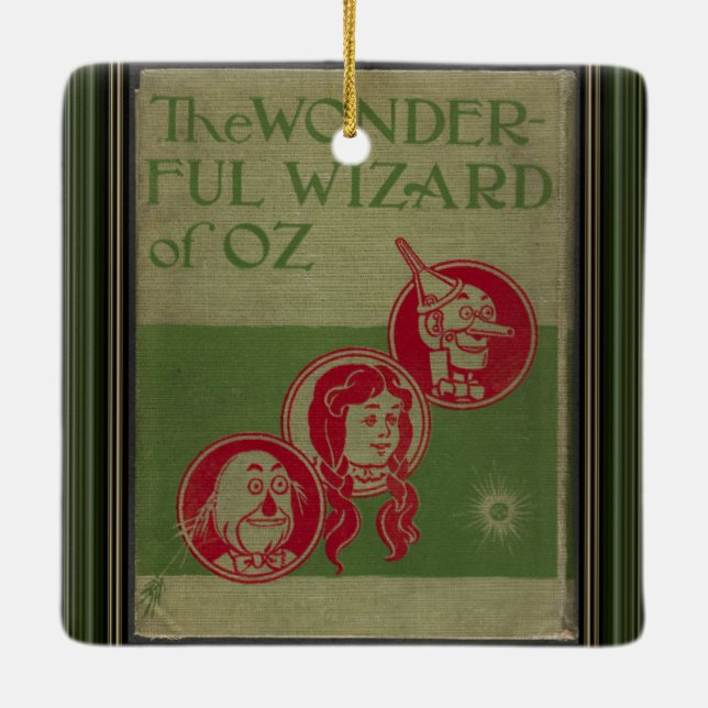 Zauberer für Oz Keramik Keramikornament (Rückseite)