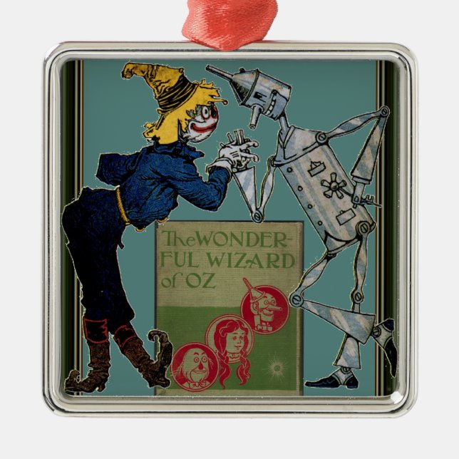 Zauberer für Oz-Metallschmuck Ornament Aus Metall (Vorne)