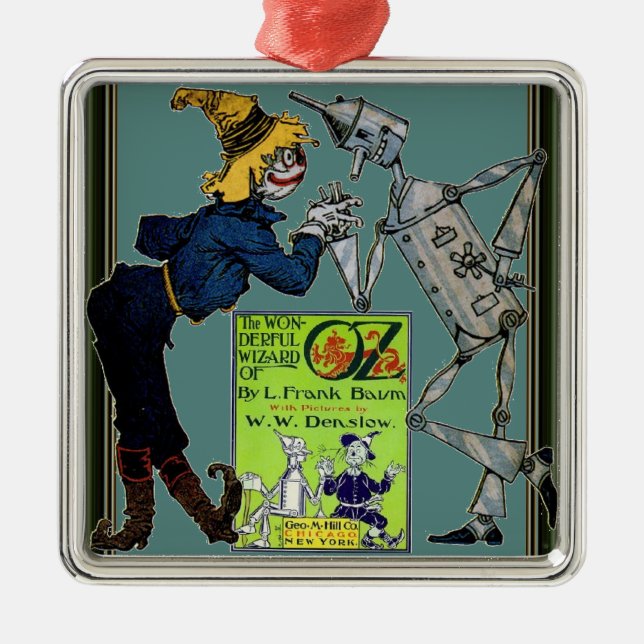 Zauberer für Oz-Metallschmuck Ornament Aus Metall (Vorne)