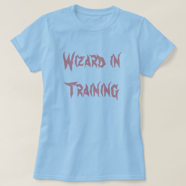 Zauberer im Training T-Shirt (Design vorne)