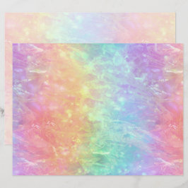 Zauberer - lebhafter Regenbogenriss ombre: Papier