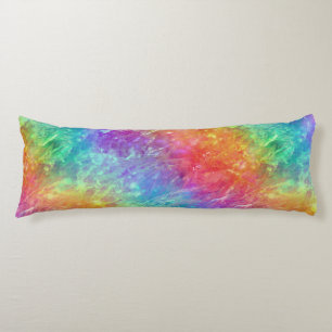 Zauberer - lebhafter Regenbogenriss ombre: Seitenschläferkissen