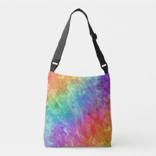 Zauberer - lebhafter Regenbogenriss ombre: Tragetaschen Mit Langen Trägern