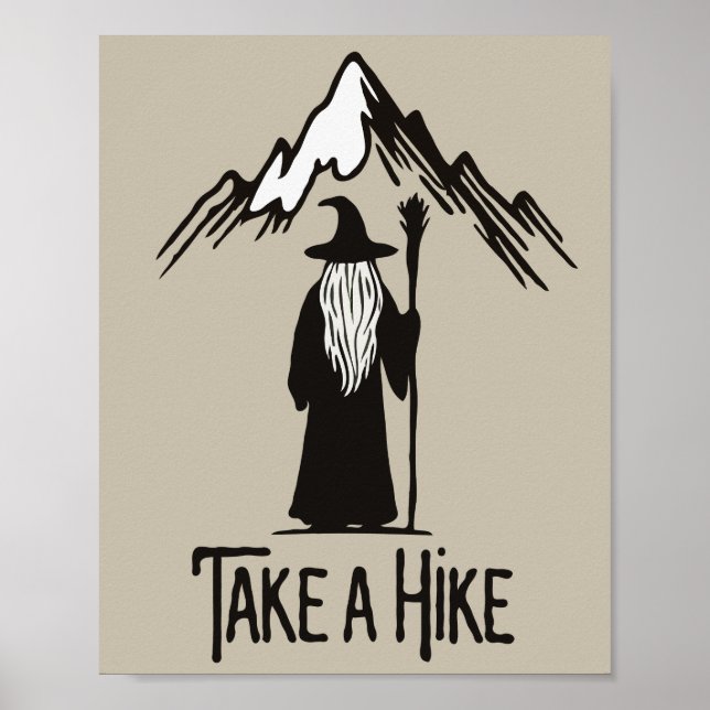 Zauberer Mach einen Spaziergang Poster (Vorne)
