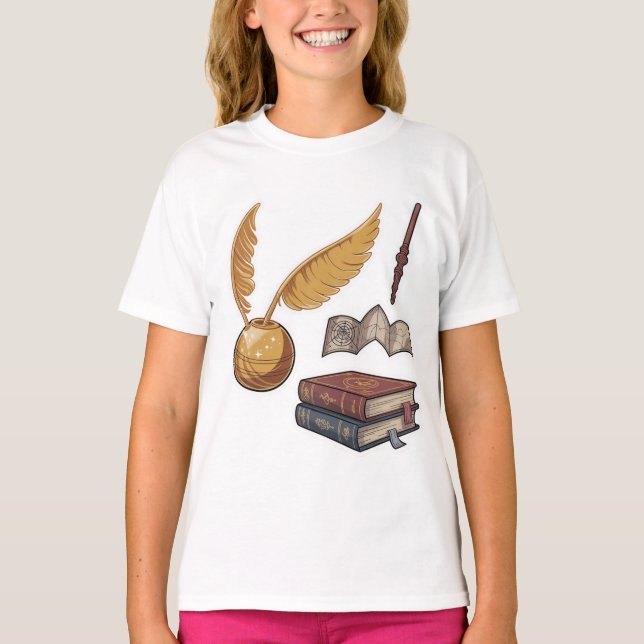 Zauberer Magie  T-Shirt (Vorderseite)