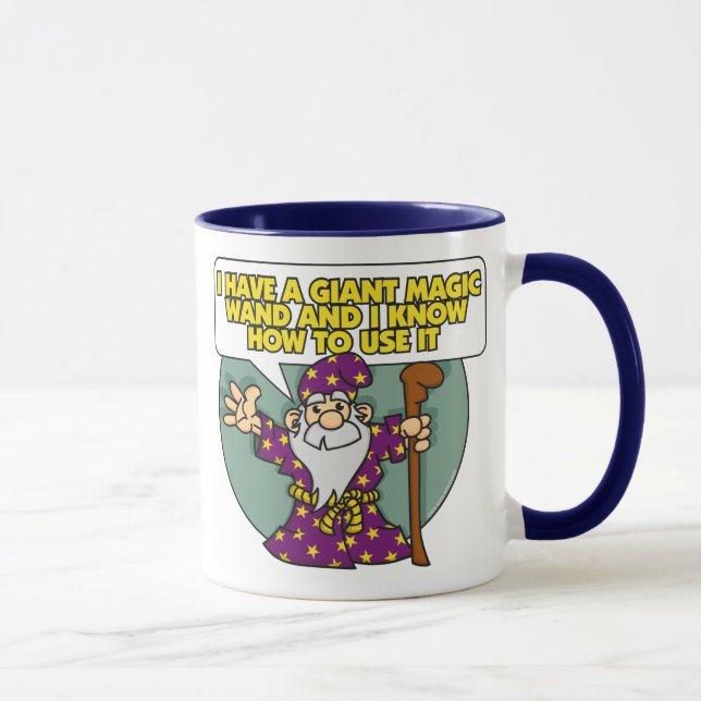 Zauberer mit der Wand-Tasse Tasse (Rechts)