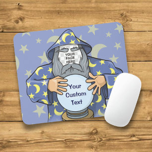 Zauberer mit Gesicht Mousepad