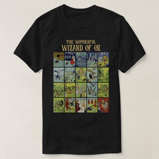 Zauberer Oz Dorothy Gale Tin Man Cofeis Lion Sc T-Shirt (Design vorne)