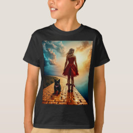 Zauberer Oz - Moderner Stil T-Shirt