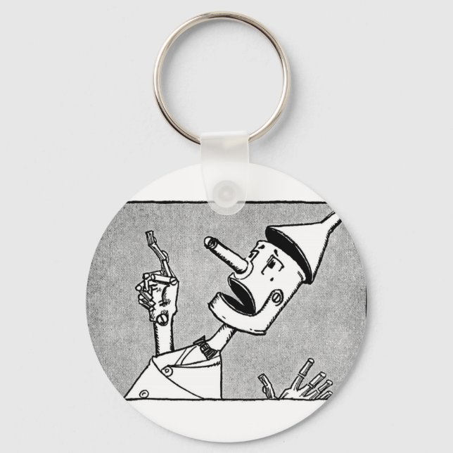 Zauberer Oz Tin Woodman Schlüsselanhänger (Vorderseite)