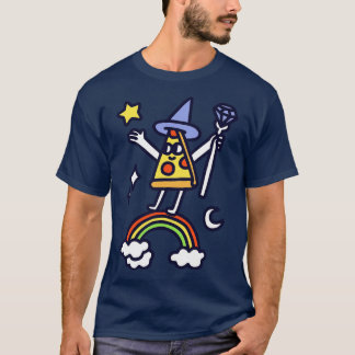 Zauberer Pizza T-Shirt