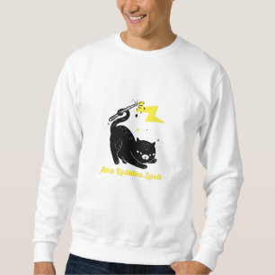 Zauberer schwarze Katze - Abra Kadabra Zauber Sweatshirt
