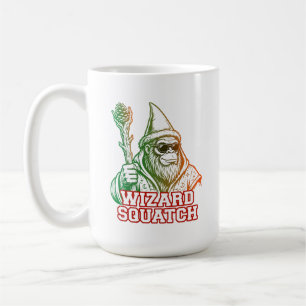 Zauberer Squatch Lustiger Bigfoot Kaffeebecher Kaffeetasse