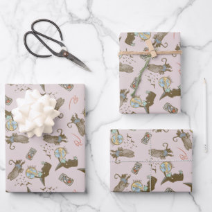 Zauberer von Oz™ Böse Hexe™ Kristallkugel Muster Geschenkpapier Set