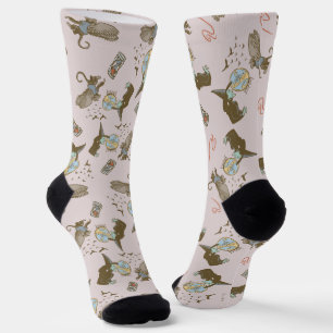 Zauberer von Oz™ Böse Hexe™ Kristallkugel-Muster Socken