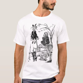 Zauberer von Oz Dorothy Toto und die Vogelscheuche T-Shirt