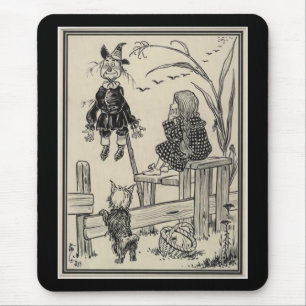 Zauberer von Oz Dorothy und die Vogelscheuche Mousepad