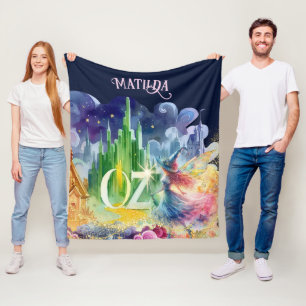 Zauberer von Oz Geburtstags-Gute-Fee-Benutzerdefin Fleecedecke