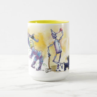 ZAUBERER VON OZ KAFFEETASSE mit Dorothy und Freund