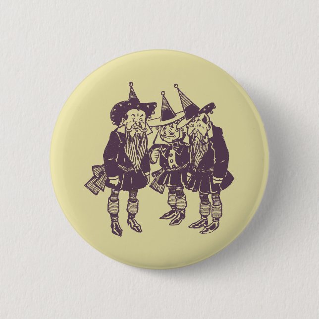 Zauberer von Oz Munchkins Button (Vorderseite)