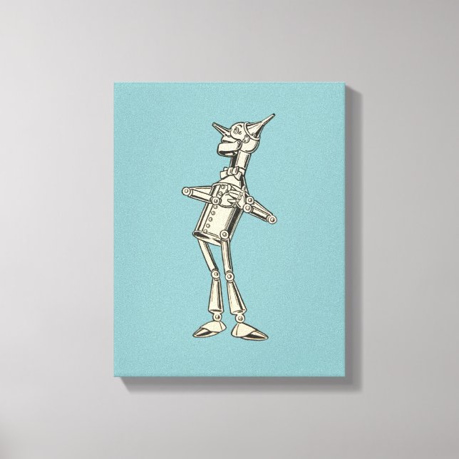 Zauberer von Oz Tin Man Leinwanddruck (Vorderseite)