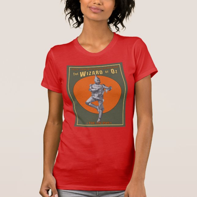 Zauberer von Oz Tin Man Poster T-Shirt (Vorderseite)