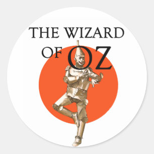 Zauberer von Oz Tin Man Stickers