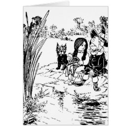 Zauberer von Oz Toto, Dorothy und Vogelscheuche