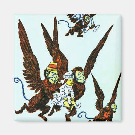 Zauberer von Oz Winged Affen, die Affen fliegen Magnet