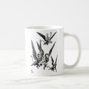 Zauberer- von Ozfliegen-Affen Kaffeetasse