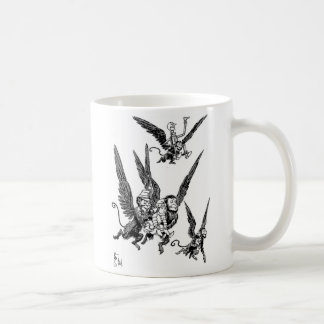 Zauberer- von Ozfliegen-Affen Kaffeetasse