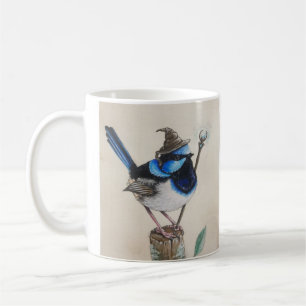 Zauberer Wren und Fantasy Robin - Tasse von Vögel