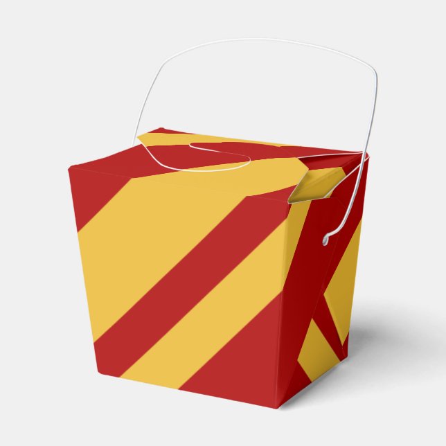 Zaubererrot und Gold - Ausstieg Geschenkschachtel (Vorderseite)