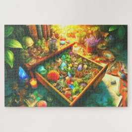 Zauberers Natur Schublade Botanicals Kristalle Art