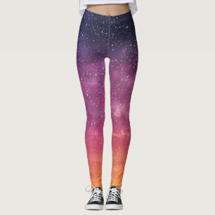 Zauberfarbe: Himmelshintergrund bezaubern. Leggings