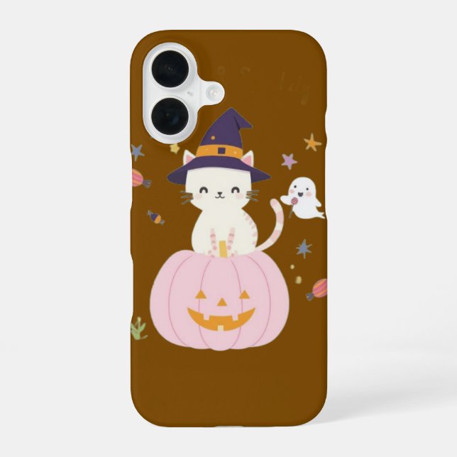 Zauberhaft Kind und Spookily Sweet iPhone 16 Hülle (Rückseite)