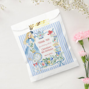 Zauberhafte Alice im Wunderland Garden Paper Geschenktütchen